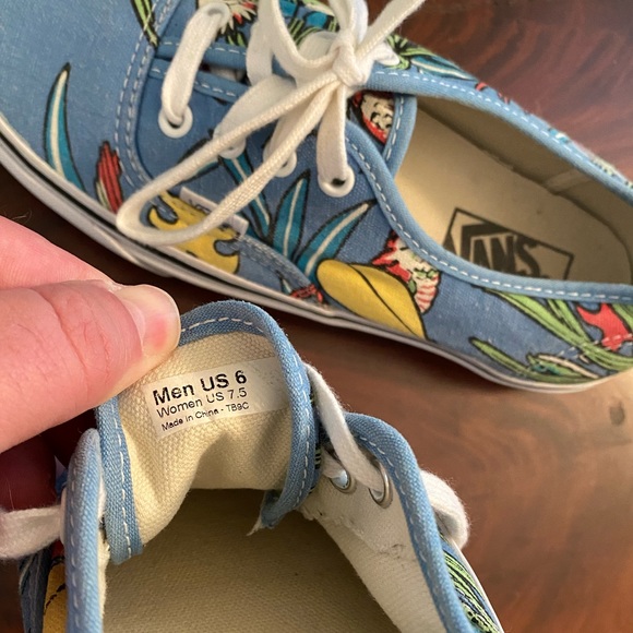 Vans Tropical Print Lace-ups - Van Doren Edition M 6.0 / W 7.5 - Picture 3 of 13